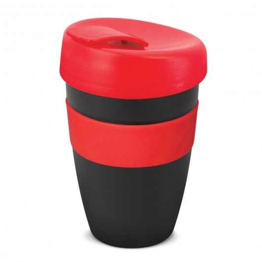 Double Wall Lyon Cups black red
